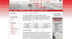 Desktop Screenshot of precisionfixtureinstallation.com